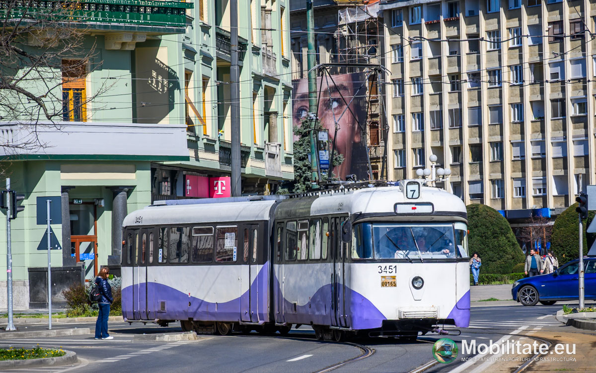 Licitație pentru 10 tramvaie noi la Timișoara. Vechile tramvaie de pe liniile 7 și 9 vor ajunge la fier vechi