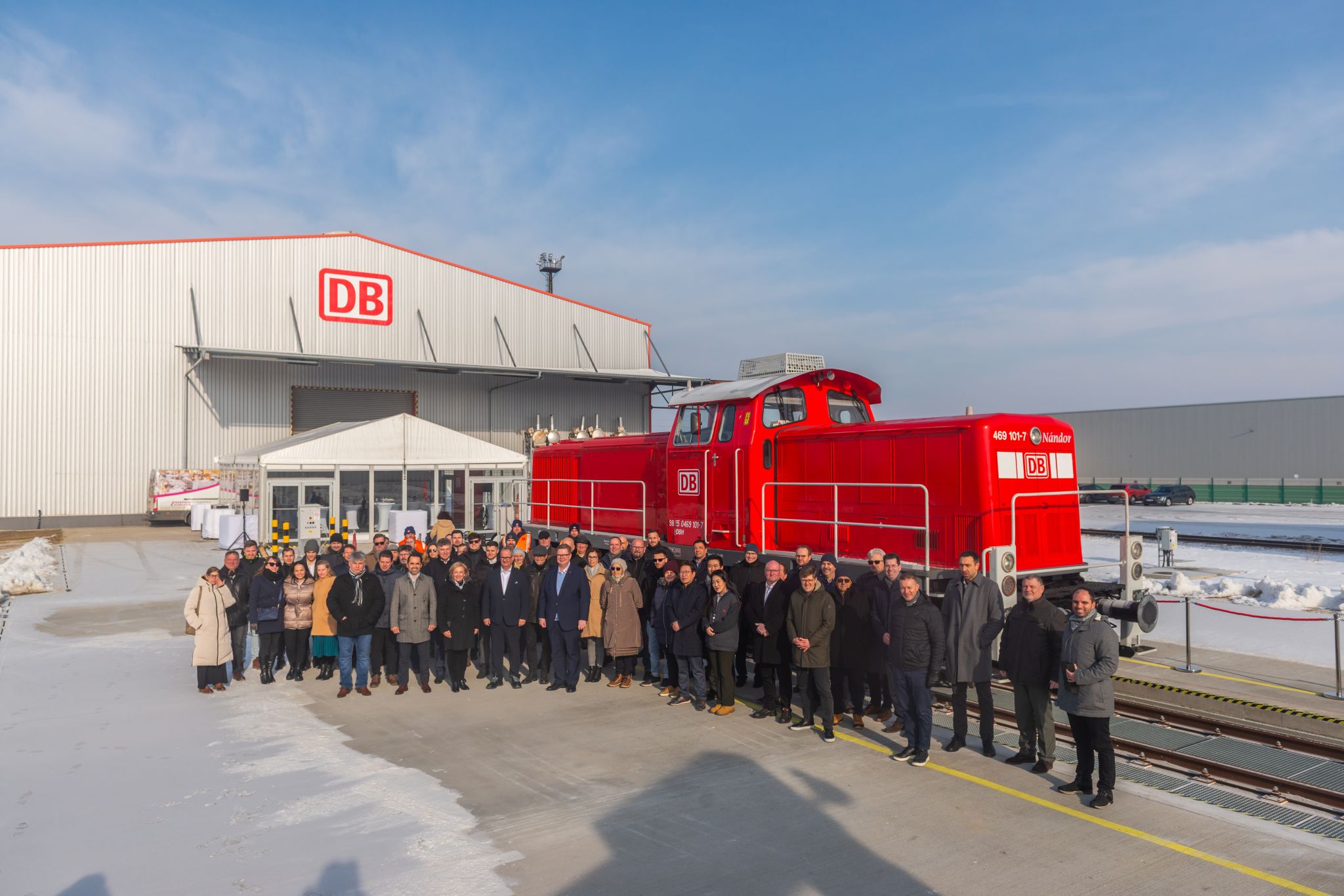 DB Cargo Ungaria a inaugurat o nouă bază de mentenanță în Gyor