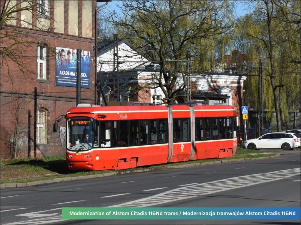 ENIKA va furniza echipamentele electrice pentru modernizarea ultimelor tramvaielor Alstom Citadis 100 din Katowice