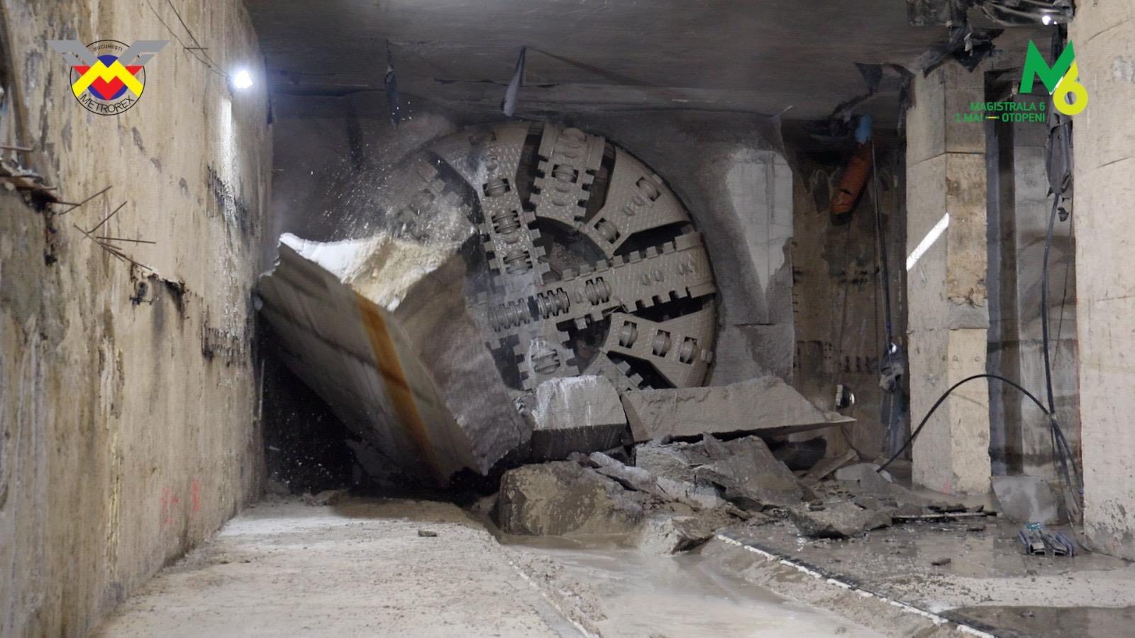 Metrorex anunță finalizarea primului tunel dintre stațiile Aeroport Băneasa și Gara Băneasa pe viitoarea linie M6