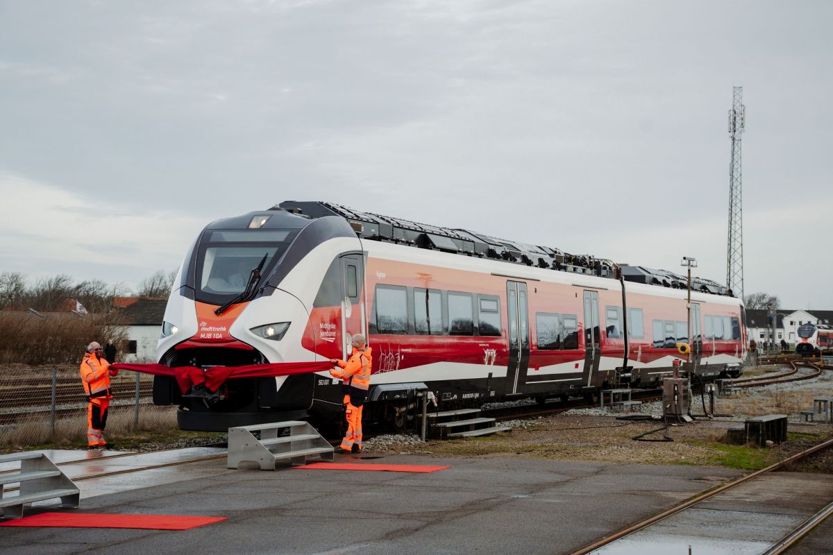 Primele trenuri cu baterii Siemens Mireo Plus B au fost inaugurate în Danemarca