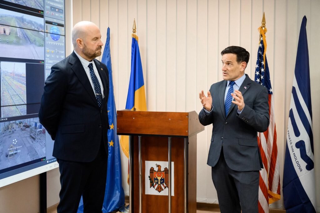 Calea Ferată din Moldova a inaugurat Centrul național de monitorizare video pentru infrastructura feroviară realizat cu sprijinul SUA