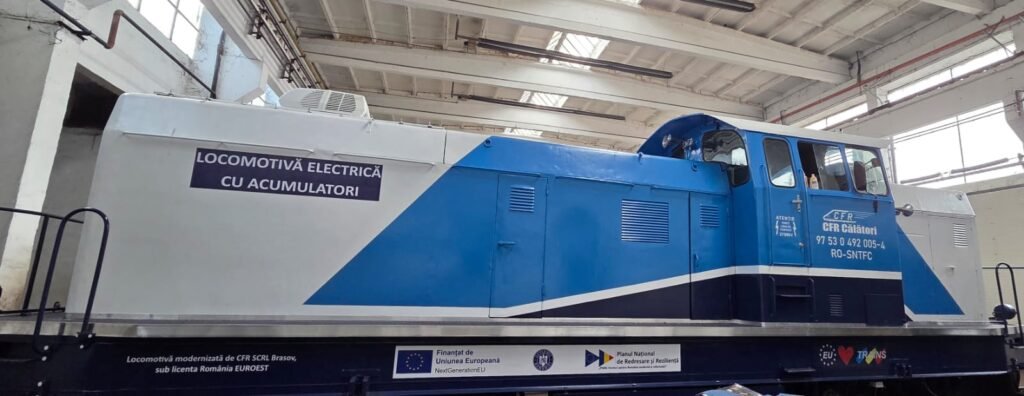 SCRL Brașov finalizează a șaptea locomotivă electrică cu acumulatori