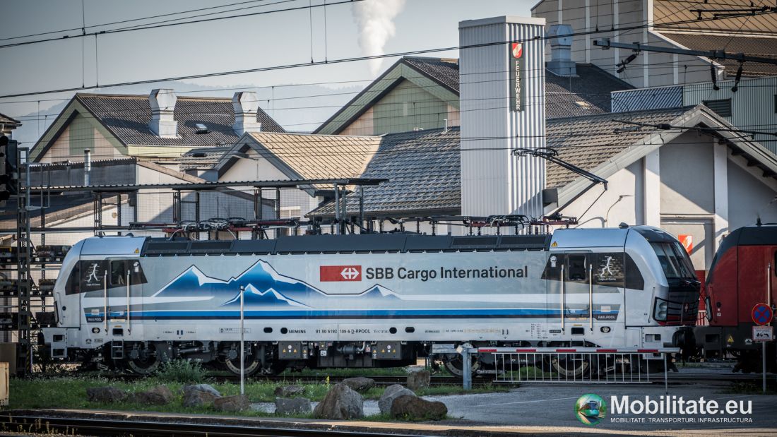 Căile ferate din Elveția au dublat capacitatea transportului de marfă pe axa nord-sud prin Alpi