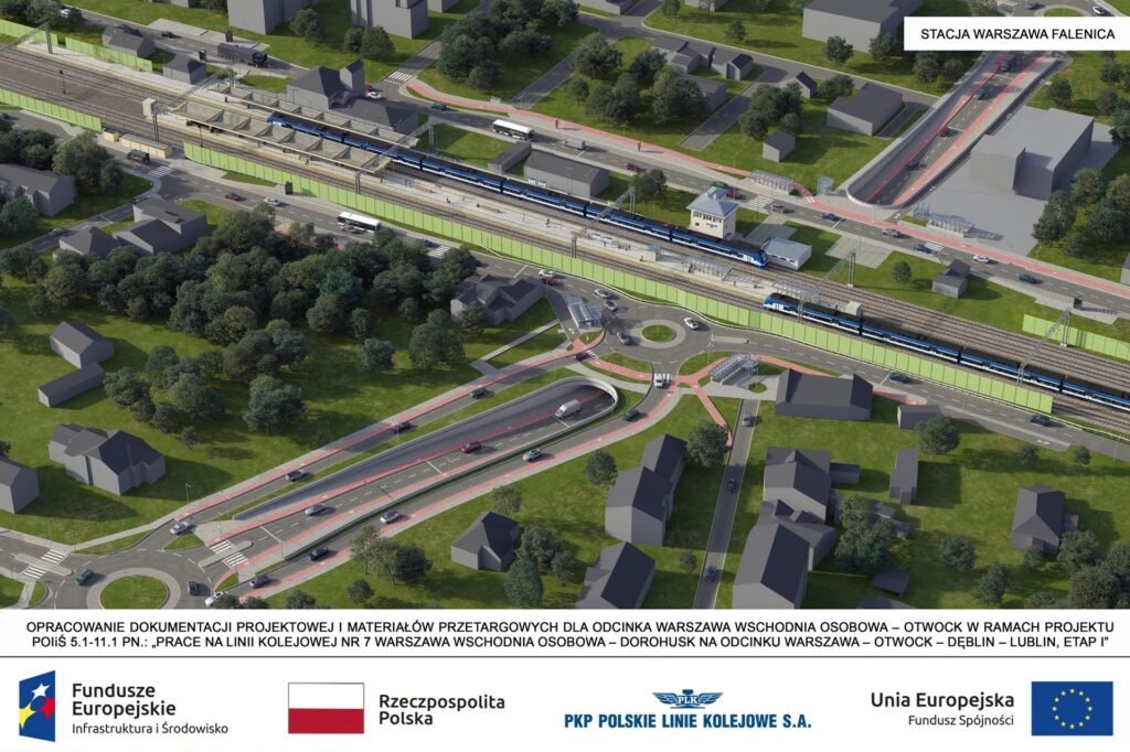 PKP PLK primește finanțare europeană pentru modernizarea liniei Warszawa Wawer – Otwock până în 2028