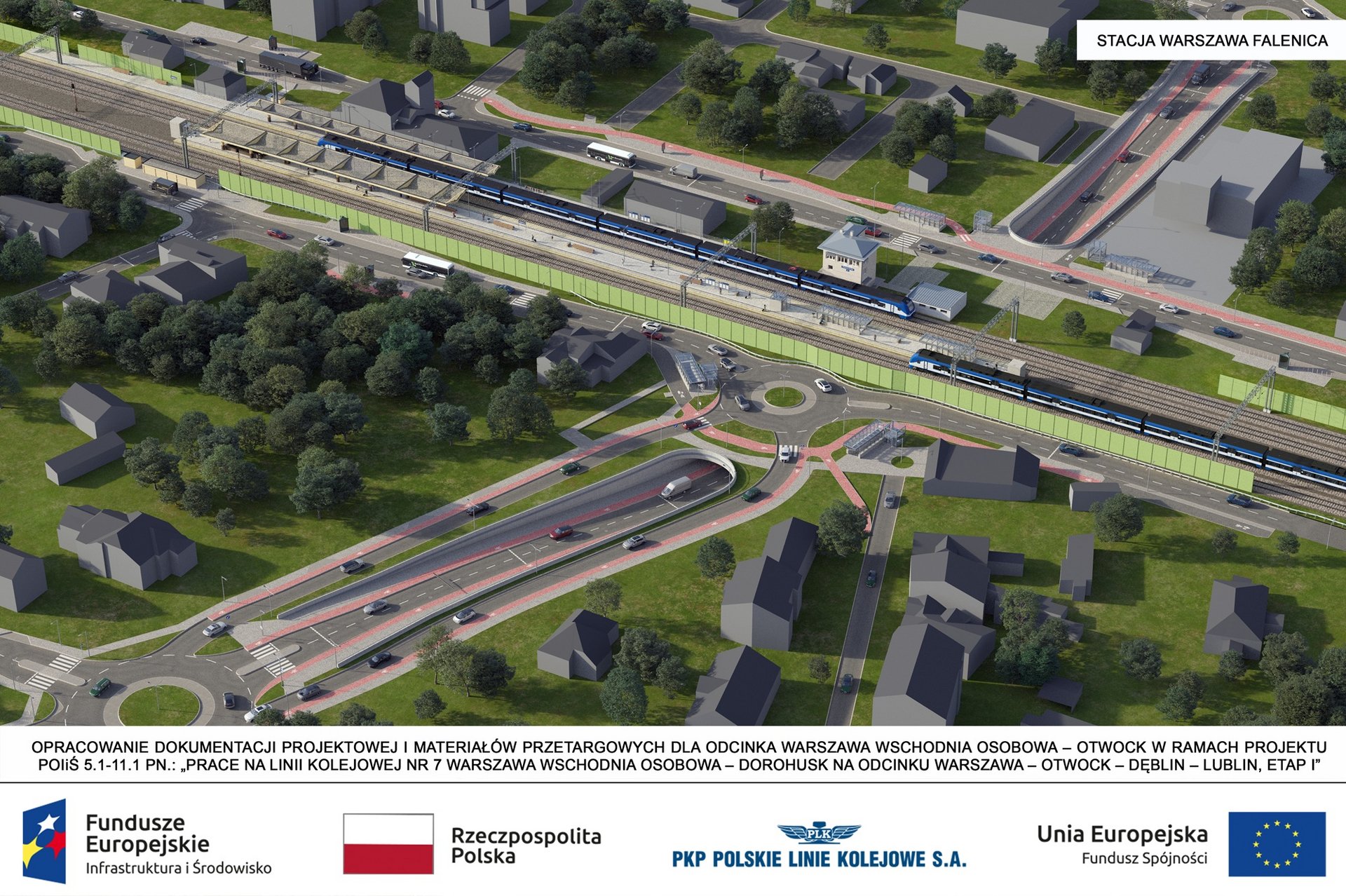 PKP PLK primește finanțare europeană pentru modernizarea liniei Warszawa Wawer – Otwock până în 2028