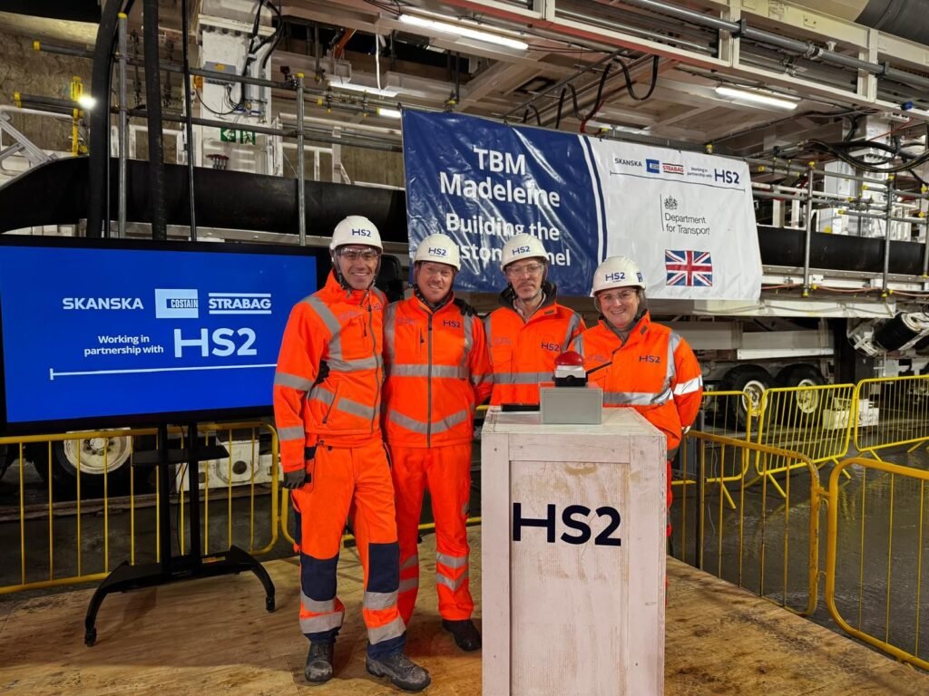 Proiectul HS2 demarează lucrările la tunelul final care va conecta linia de mare viteză cu centrul Londrei