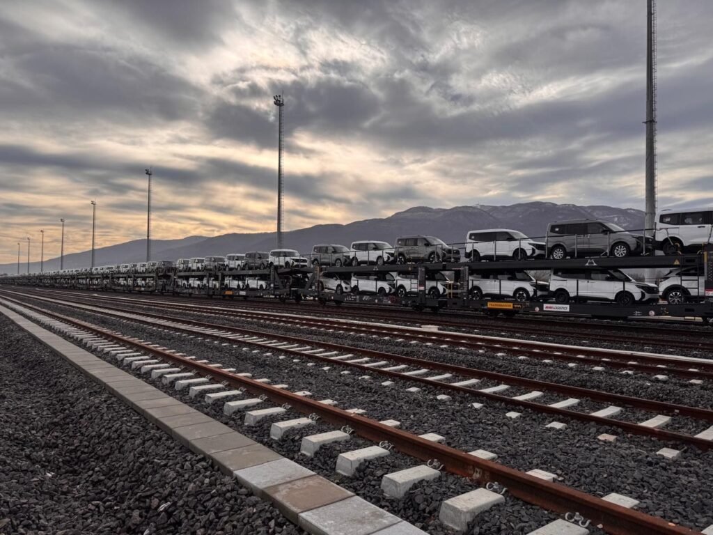 Noul terminal Railport din Turcia a primit primul tren auto din Europa sosit din România