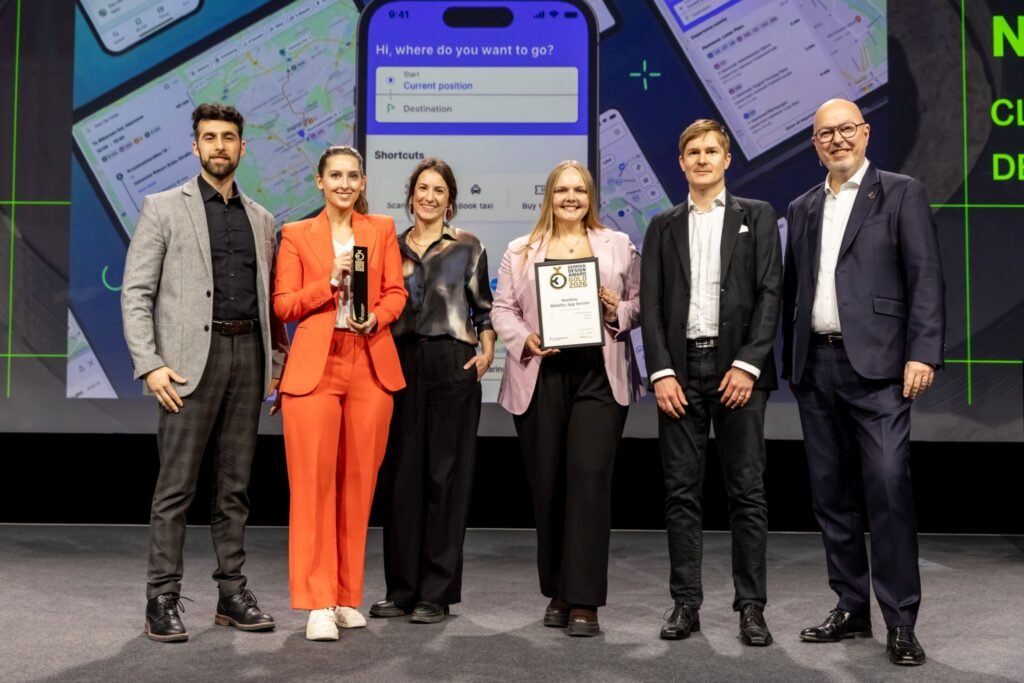 Serviciul NextGen Mobility App câștigă aur la German Design Award 2026 pentru experiență digitală în mobilitate