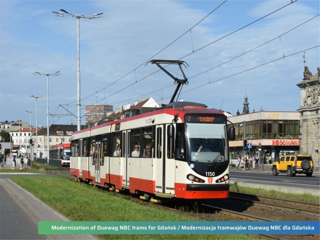 Programul de modernizare a tramvaielor Duewag N8C din Gdańsk se apropie de final
