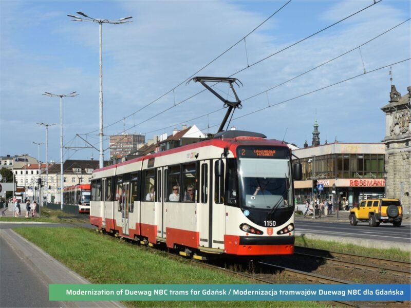 Programul de modernizare a tramvaielor Duewag N8C din Gdańsk se apropie de final