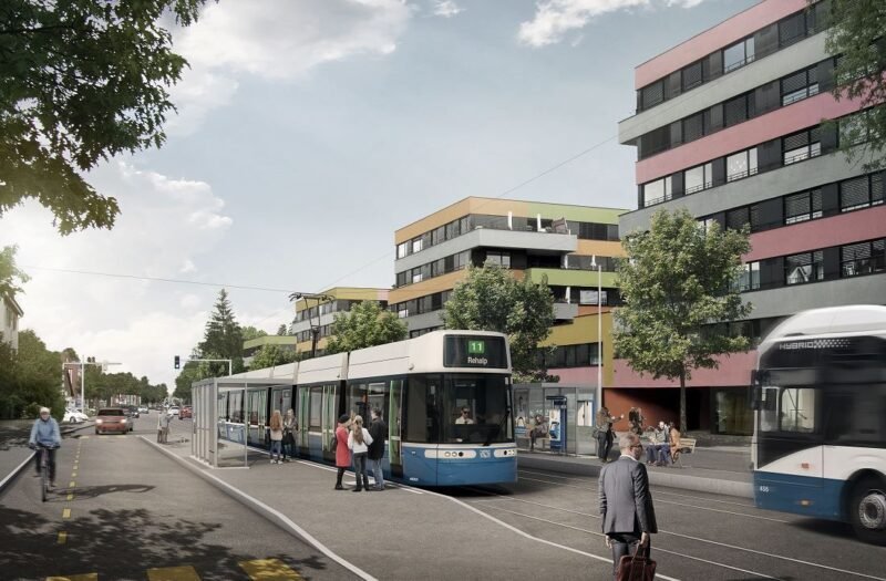 Zürich primește o finanțare de 365 milioane CHF pentru noua linie de tramvai de 4 km către Affoltern