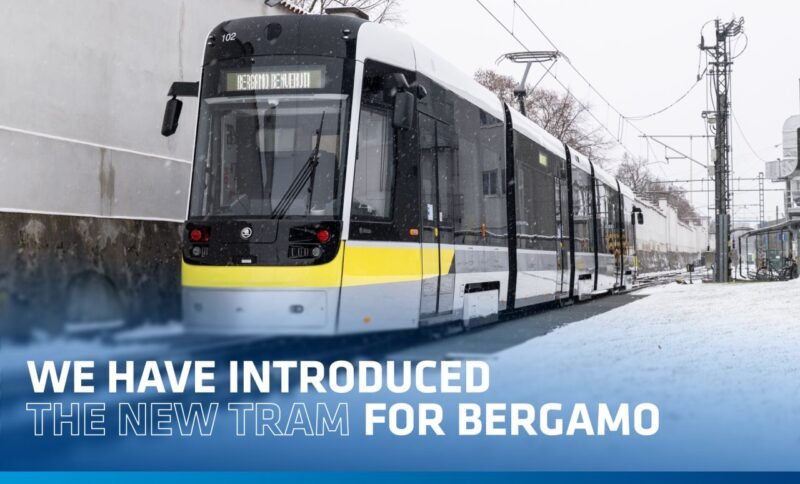 Škoda Group prezintă noul tramvai ForCity Classic 49T pentru linia T2 din Bergamo