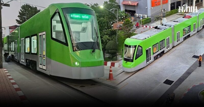 Thailanda testează primul tramvai construit local alimentat cu baterii și pregătit pentru alimentarea cu hidrogen