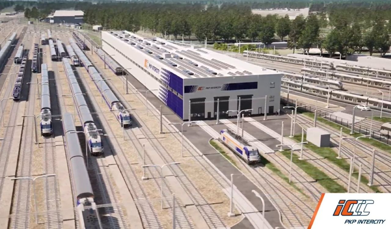 PKP Intercity primește autorizația de construire pentru noul depou feroviar din Warszawa Grochów