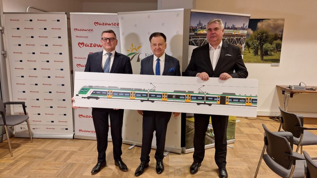 Mazovia primește o finanțare record pentru 75 de trenuri noi operate de Koleje Mazowieckie