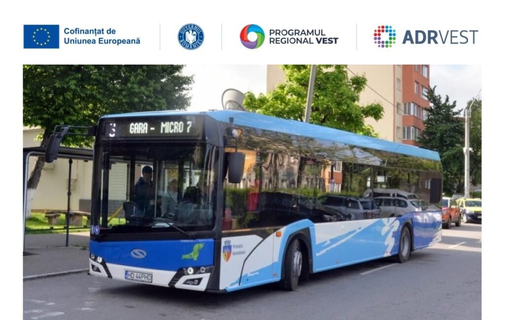 Hunedoara finalizează un amplu proiect de străzi modernizate și autobuze hibride noi cu finanțare europeană