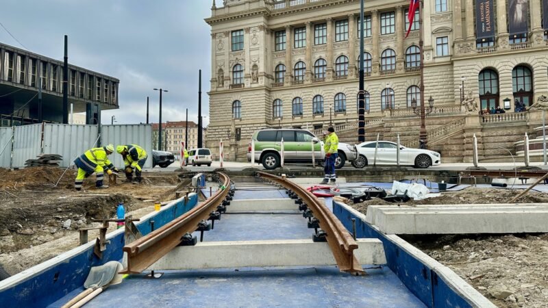 Praga avansează cu proiectul noii linii de tramvai dintre Václavské náměstí și Muzeum