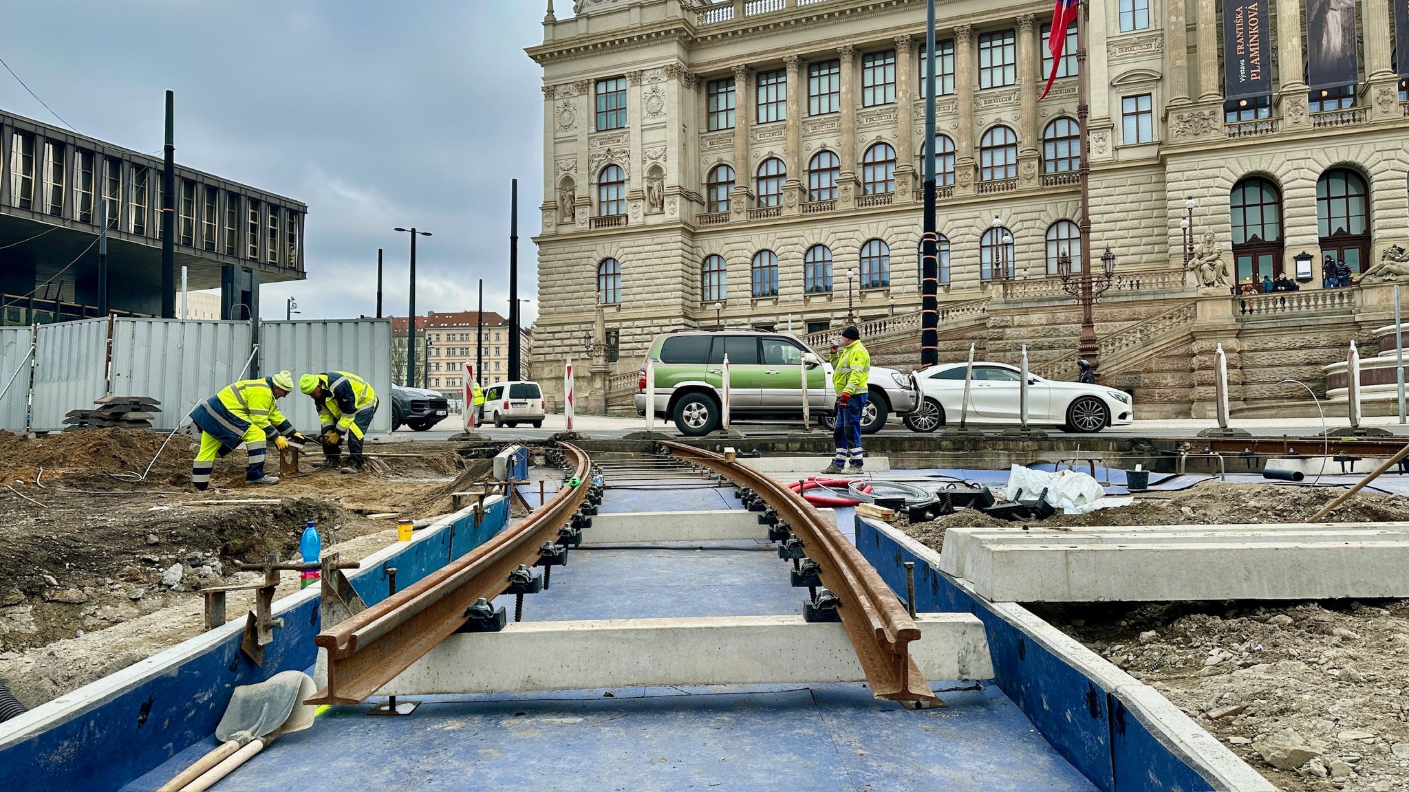 Praga avansează cu proiectul noii linii de tramvai dintre Václavské náměstí și Muzeum