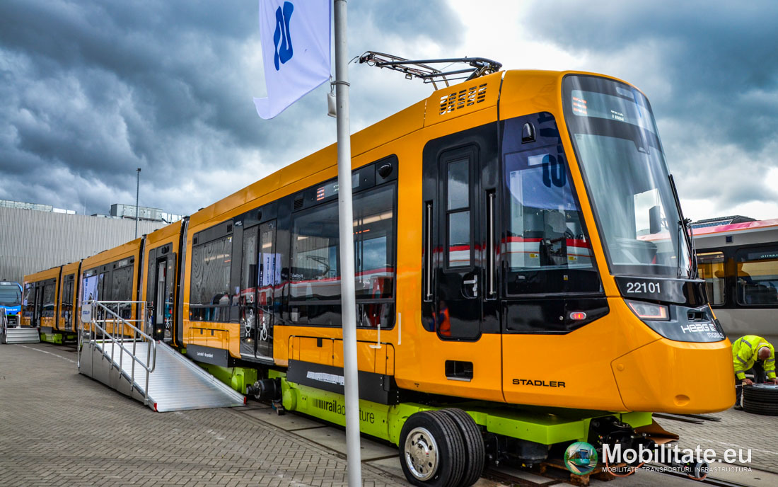 Stadler modifică boghiurile tramvaielor TINA din Darmstadt după probleme majore cauzate de vibrații
