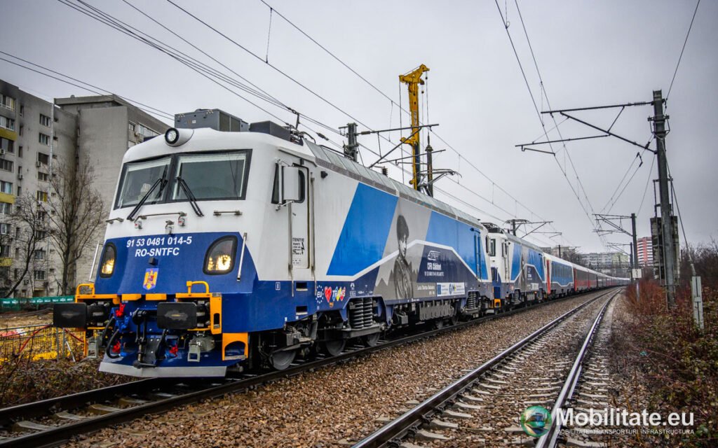 Softronic a finalizat cu succes proba de performanța cu locomotivele 481-014 și 481-015 modernizate cu fonduri PNRR