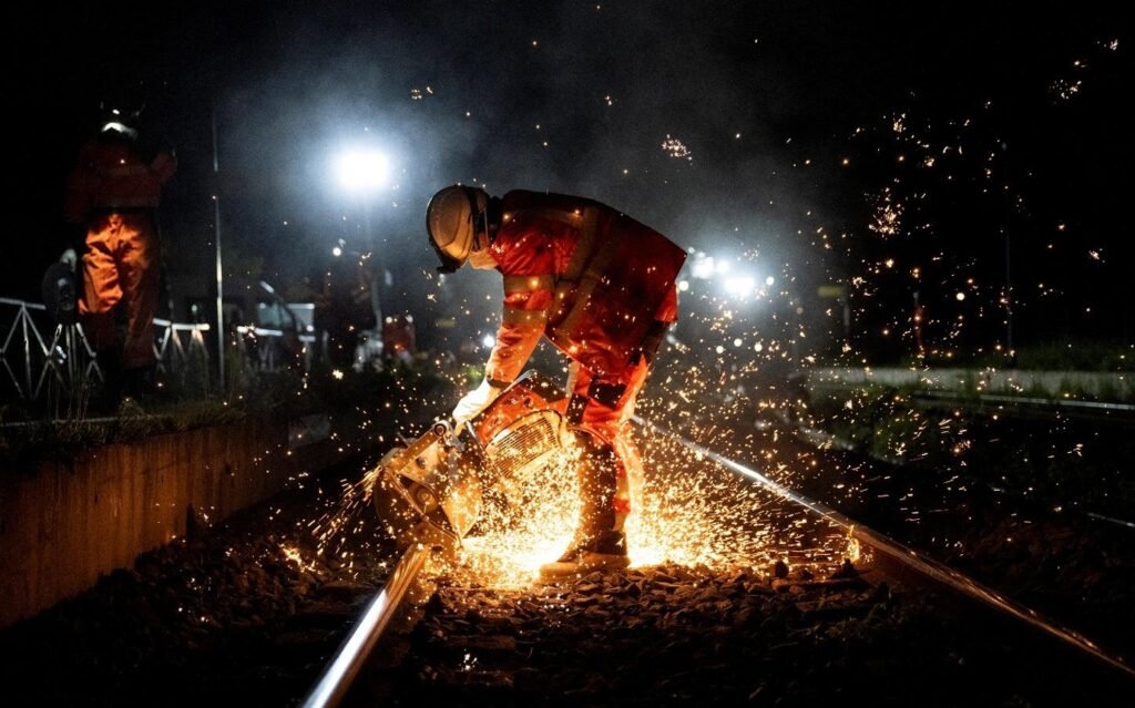 SNCF Réseau înlocuiește 19 km de șină între Tagolsheim și Mulhouse în cadrul unui amplu proiect de modernizare