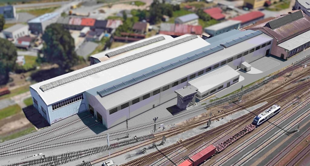 České dráhy continuă modernizarea halei de întreținere din Olomouc cu o investiție de peste 400 milioane CZK pentru întreținerea trenurilor RegioPanter