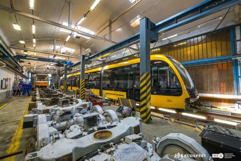 Budapesta lansează licitația pentru proiectarea modernizării depoului Angyalföld și a unor tronsoane ale liniei de tramvai 14