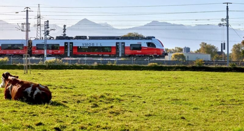 Un nou tren Regionalexpress transfrontalier va lega Germania și Austria din decembrie 2026