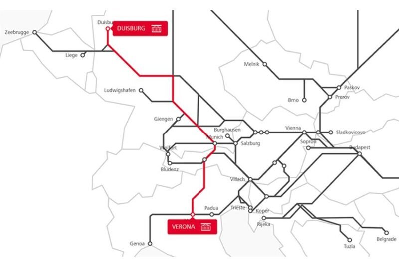 Rail Cargo Group mută serviciul TransFER Verona–Wuppertal la Duisburg și crește frecvența la zece curse săptămânale