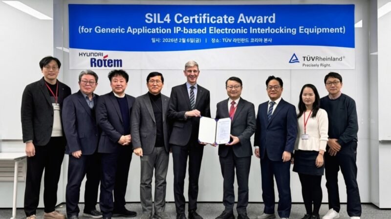 Hyundai Rotem obține certificarea SIL4 pentru noul sistem electronic de interblocare pentru industria feroviară bazat pe IP