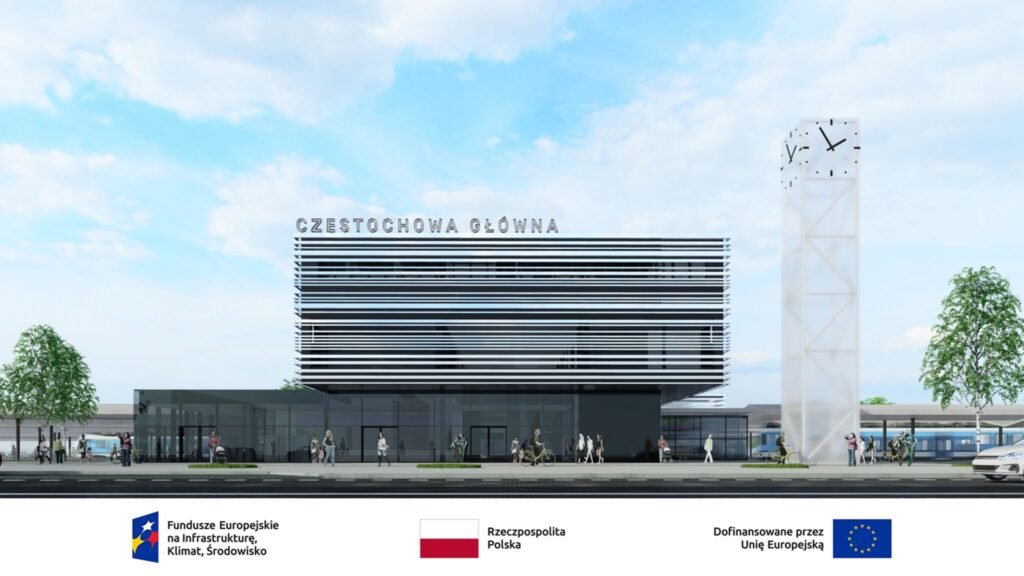 Gara Częstochowa din Polonia primește finanțare europeană pentru modernizare completă