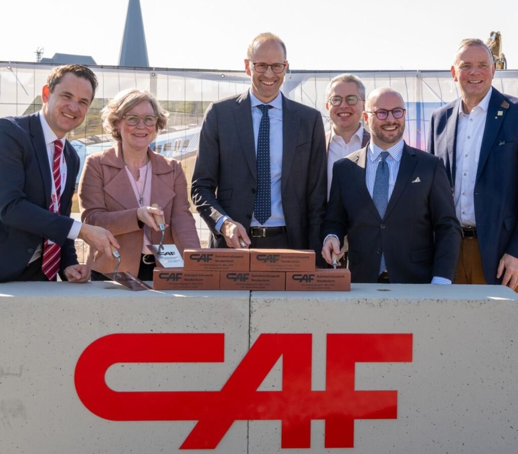 CAF a început construcția noului depou feroviar din Neubeckum pentru trenurile electrice pe baterii din Westfalia
