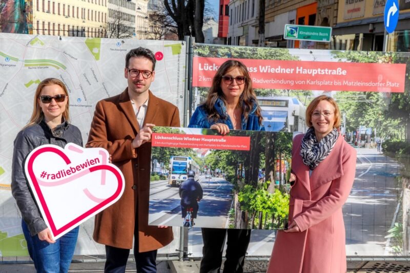 Viena începe lucrările pentru completarea unei noi legături esențiale din rețeaua de piste pentru biciclete