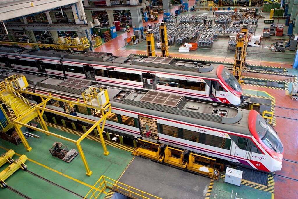 Renfe și Mitsubishi transformă baza Villaverde într-un centru feroviar de mentenanță de referință în Europa