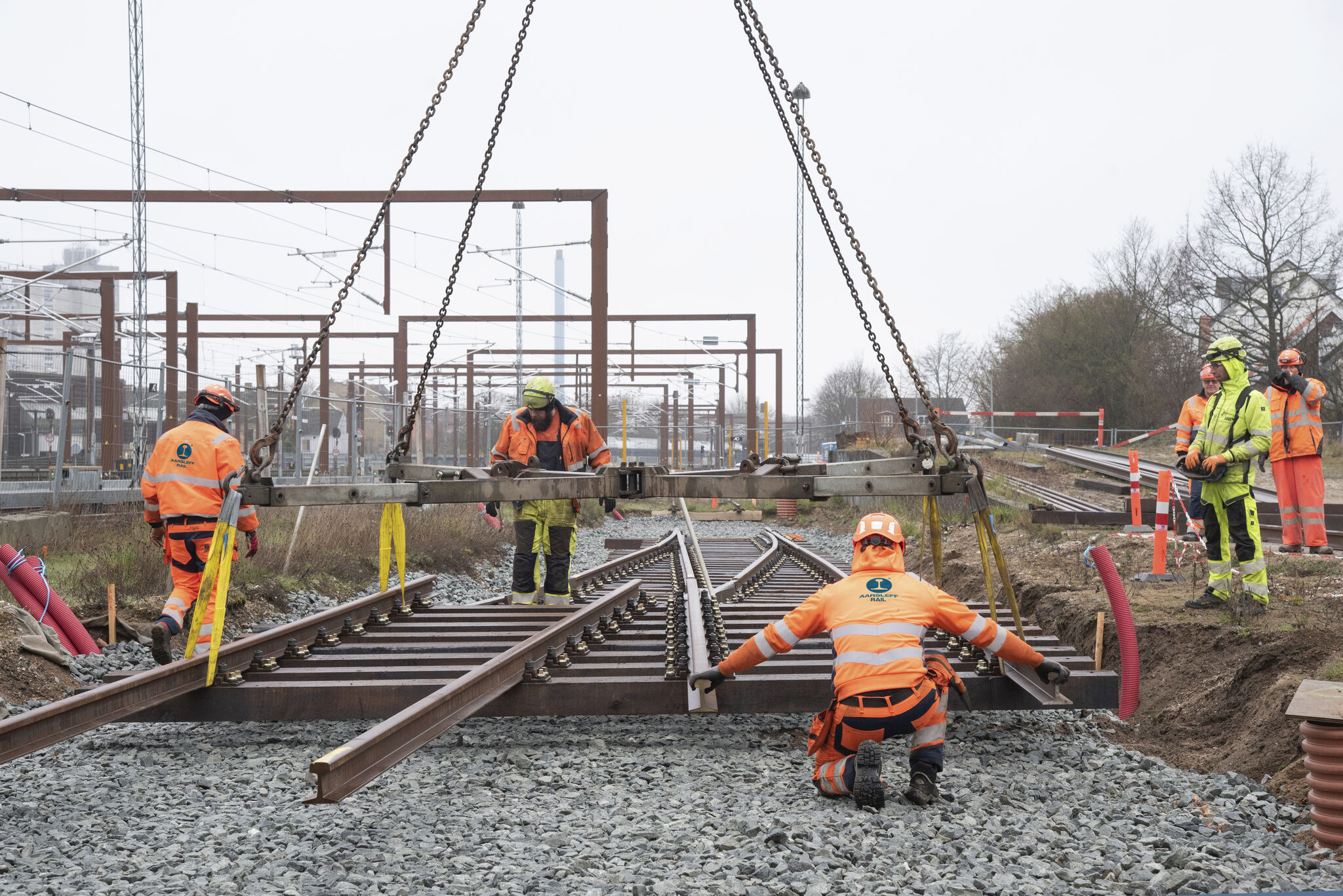 Aarsleff Rail începe lucrările de modernizare a celor patru linii dintre Høje Taastrup și Roskilde, pe una dintre cele mai aglomerate rute feroviare din Danemarca
