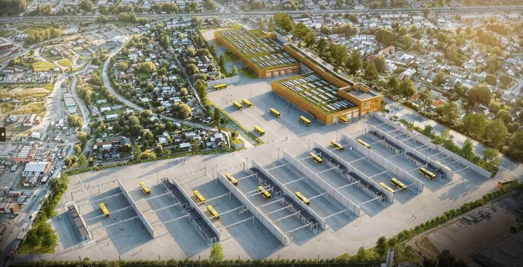 BVG marchează un nou pas în electrificarea transportului prin evoluția lucrului la depoul de autobuze electrice Säntisstraße