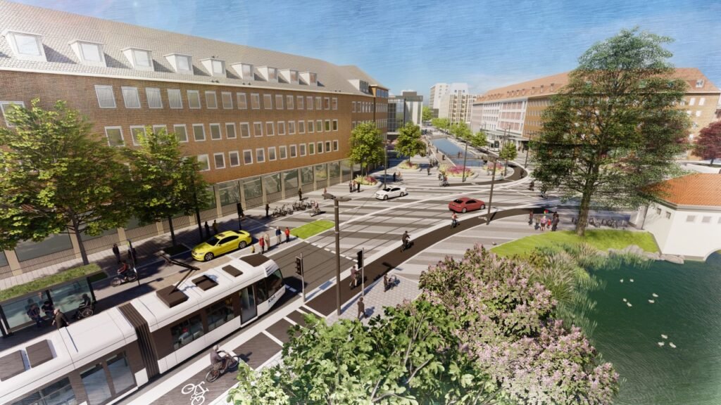Kiel prezintă varianta finală a primei linii de tramvai, integrată în proiectul de transformare urbană Holstenplatz–Holstenfleet