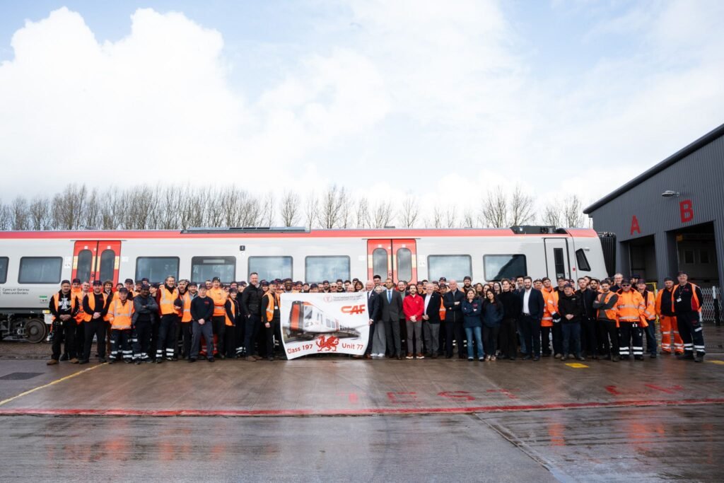 CAF finalizează producția flotei Class 197 în Newport