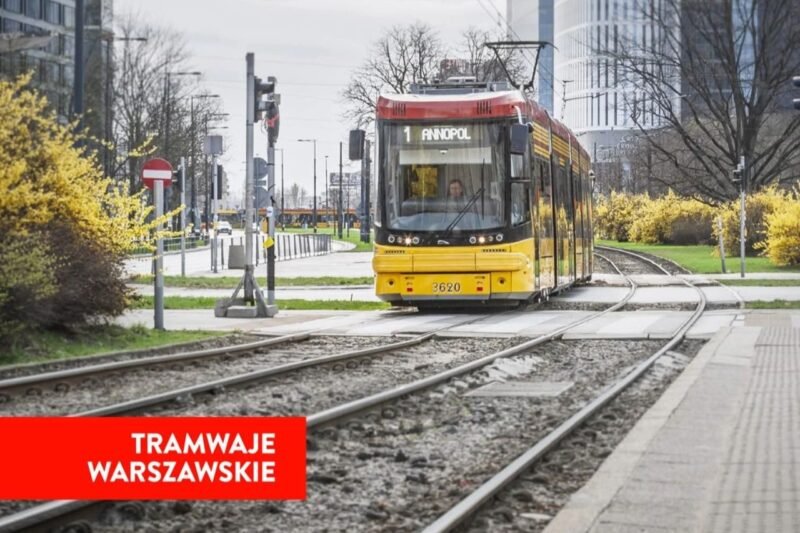 Varșovia începe modernizarea macazurilor de la Towarowa–Grzybowska cu devieri importante ale tramvaielor până la finalul lunii mai
