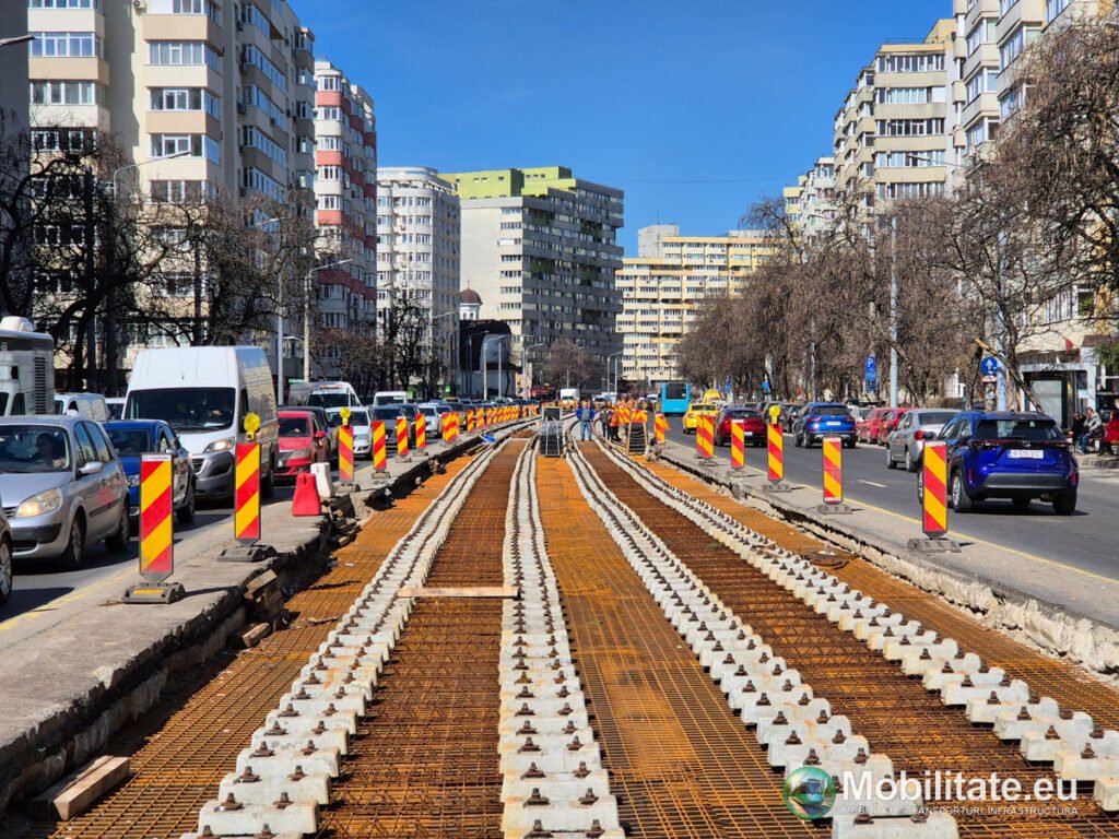 Bucureștiul deschide noi șantiere pentru modernizarea a încă 9 km de șină de tramvai pe principalele artere ale orașului în cadrul celui mai amplu program de modernizare a infrastructurii din ultimii 20 de ani