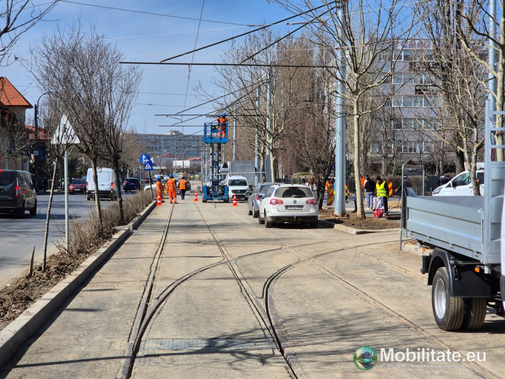 Lot 11 modernizare linii tramvai - PORR finalizează lucrările pe Bulevardul Expoziției și începe lucrul pe ultima stradă a proiectului. Traficul revine la normal pe Aviator Popișteanu
