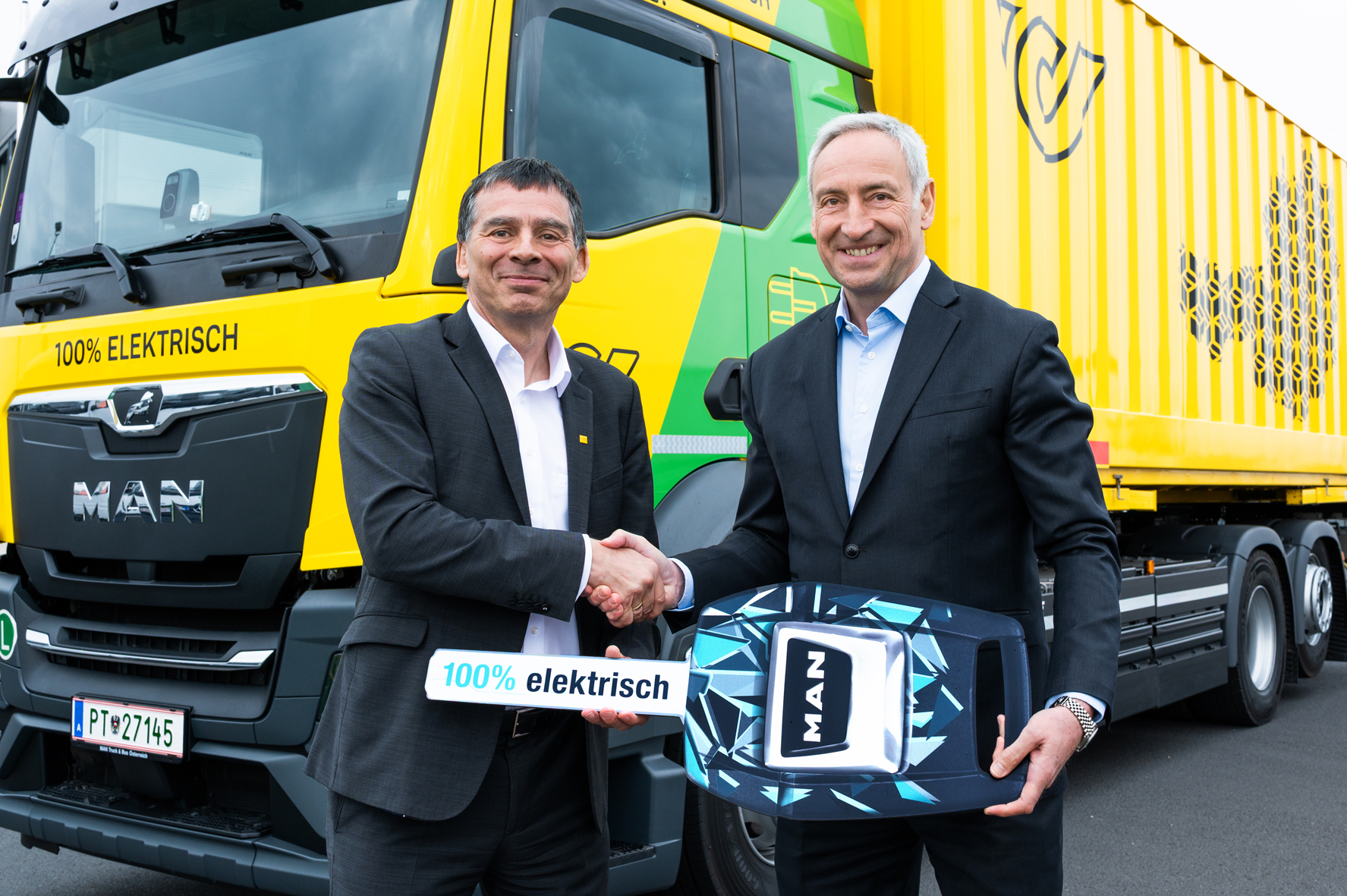 Poșta Austriacă extinde flota de camioane electrice cu patru noi MAN eTGS - primele vehicule grele zero‑emisii din Stiria și Tirol