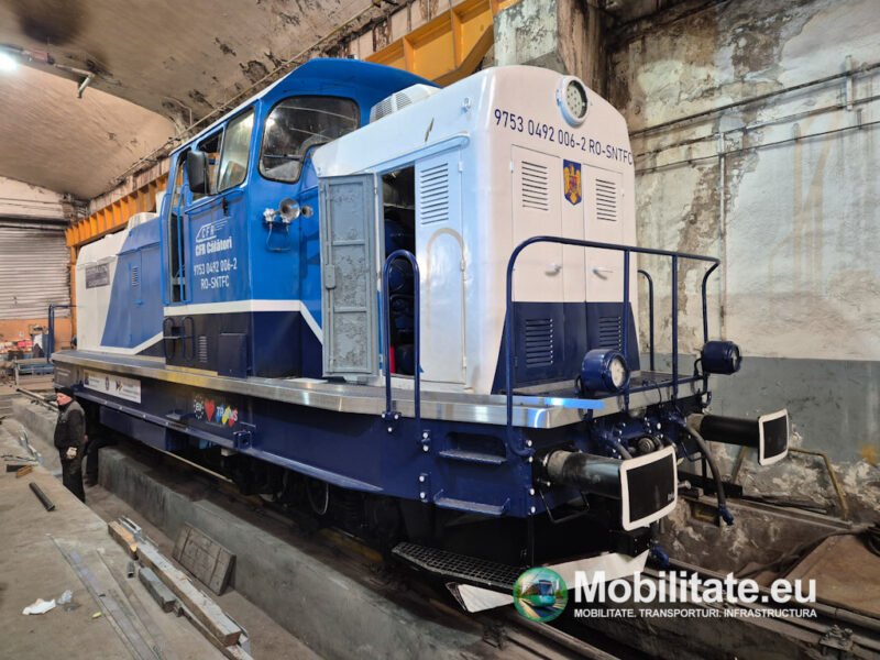 SCRL Brașov finalizează a 9a locomotivă de manevră cu baterii LEA