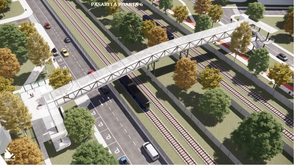 Constanța construiește o nouă pasarelă pietonală peste calea ferată în zona Faleză Sud – Poarta 6 și Km 4-5