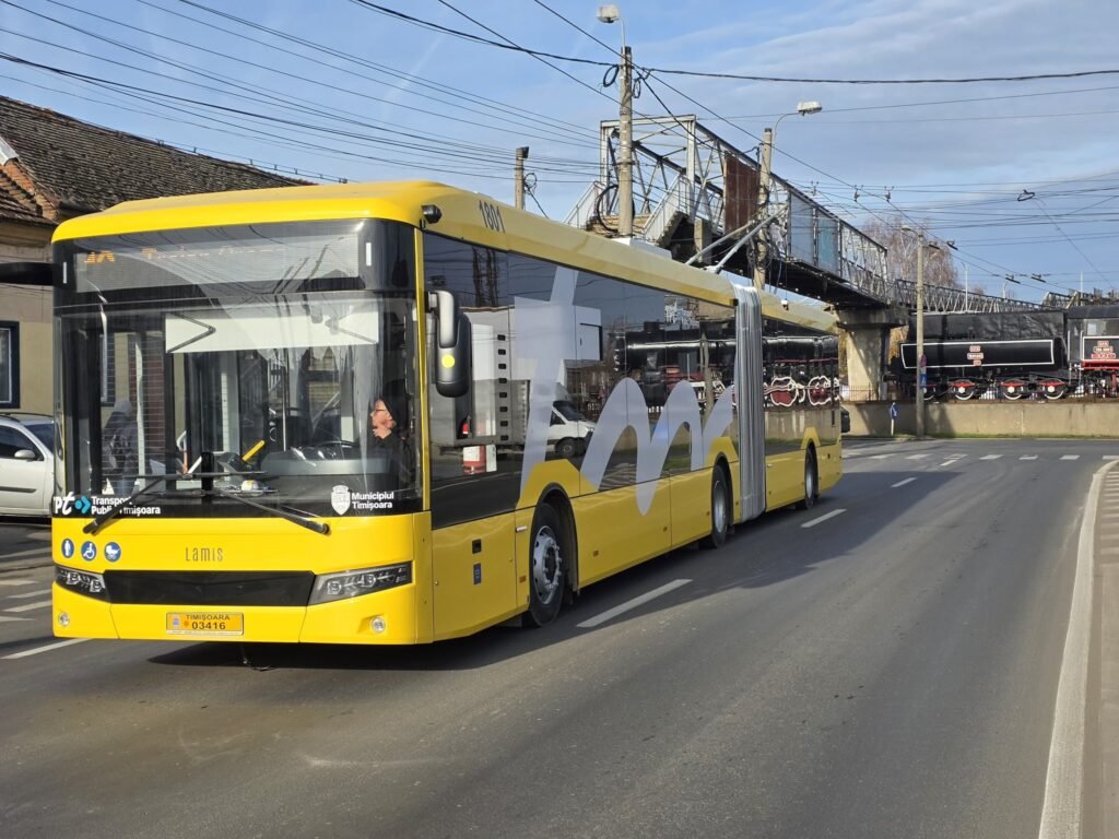 Timișoara introduce noile troleibuze ultramoderne Bozankaya pe linii metropolitane din 30 martie. Suplimentări pe traseele de tramvai
