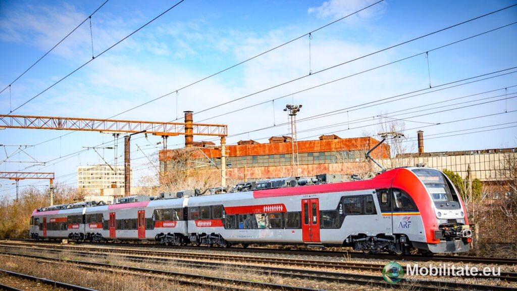 PESA continuă testele pe rețea cu ramele R și IR pentru ARF. Astăzi o ramă interregională a parcurs ruta Brașov - București - Constanța