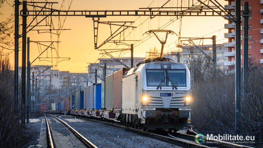 FOTO - METRANS lansează operarea trenului intermodal în terminalul București YLRO ce conectează săptămânal capitala cu Arad și Budapesta