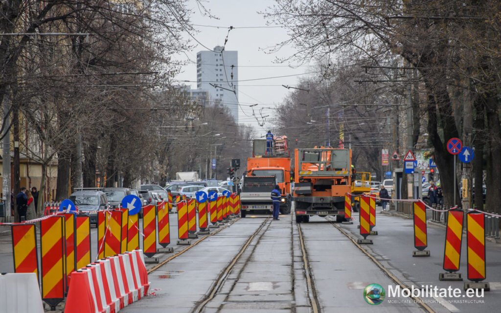 Lot 13 modernizare linii tramvai - Swietelsky demarează lucrările pe bulevardul Ferdinand I urmând ample lucrări la rețelele de apă și canalizare