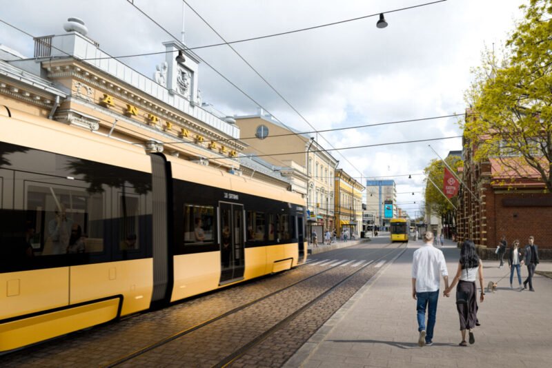 Viitoarea rețea de tramvai din Turku ar reduce pe termen lung emisiile față de sistemul bazat pe autobuze conform unui studiu EIP care avantajele ecologice ale tramvaiului